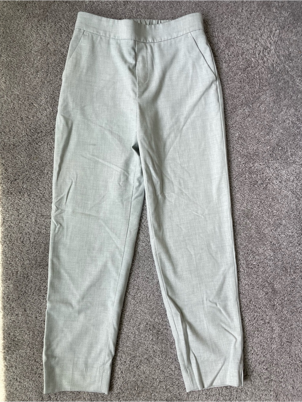 Banana Republic Light Gray Slim Tapered Chinos Hayden Pant